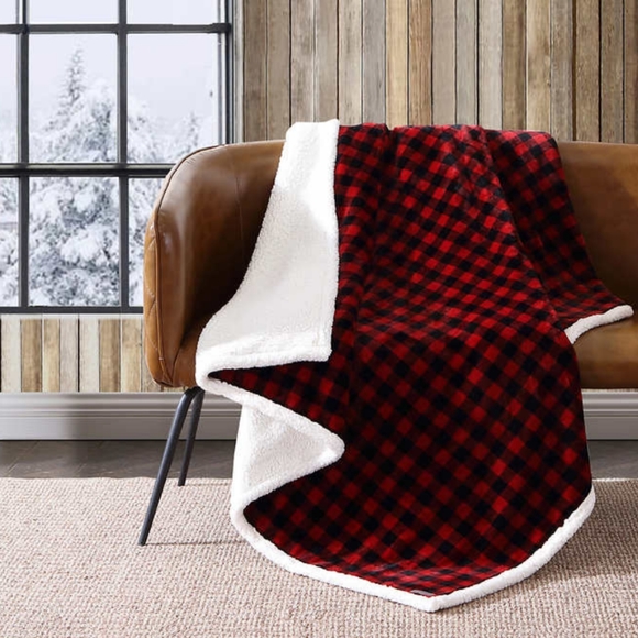 Eddie Bauer Bedding Eddie Bauer Plush Sherpa Fleece Throw Poshmark